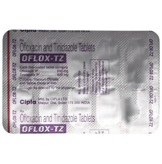 oflox tz tablet 10's